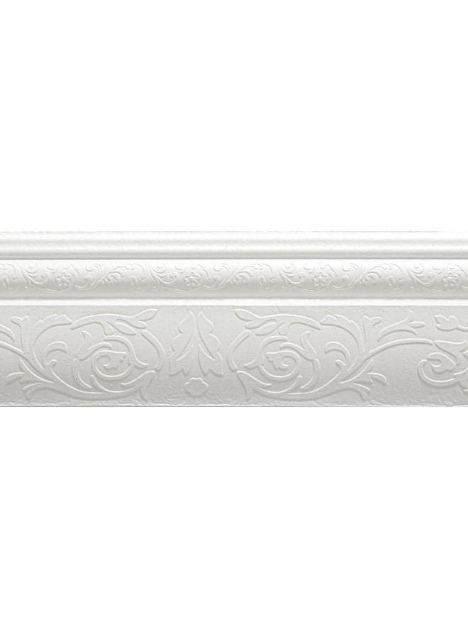 Self-Adhesive 3D Skirting Sticker Foot Line Frame White 20 x 10 x 20cm