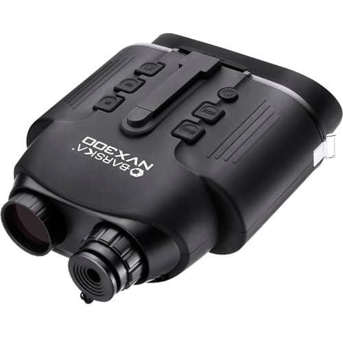 Barska Night Vision Nvx300 Infrared Illuminator Digital Binoculars, Black, Model:BQ13374
