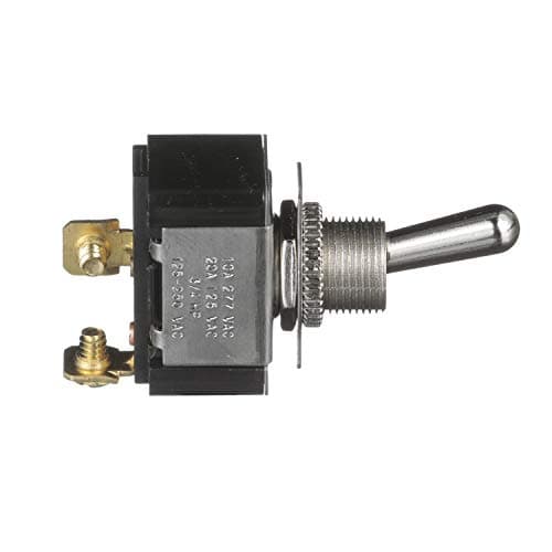 Seachoice 2-Position Boat Toggle Switch, Off/On,Black,Silver