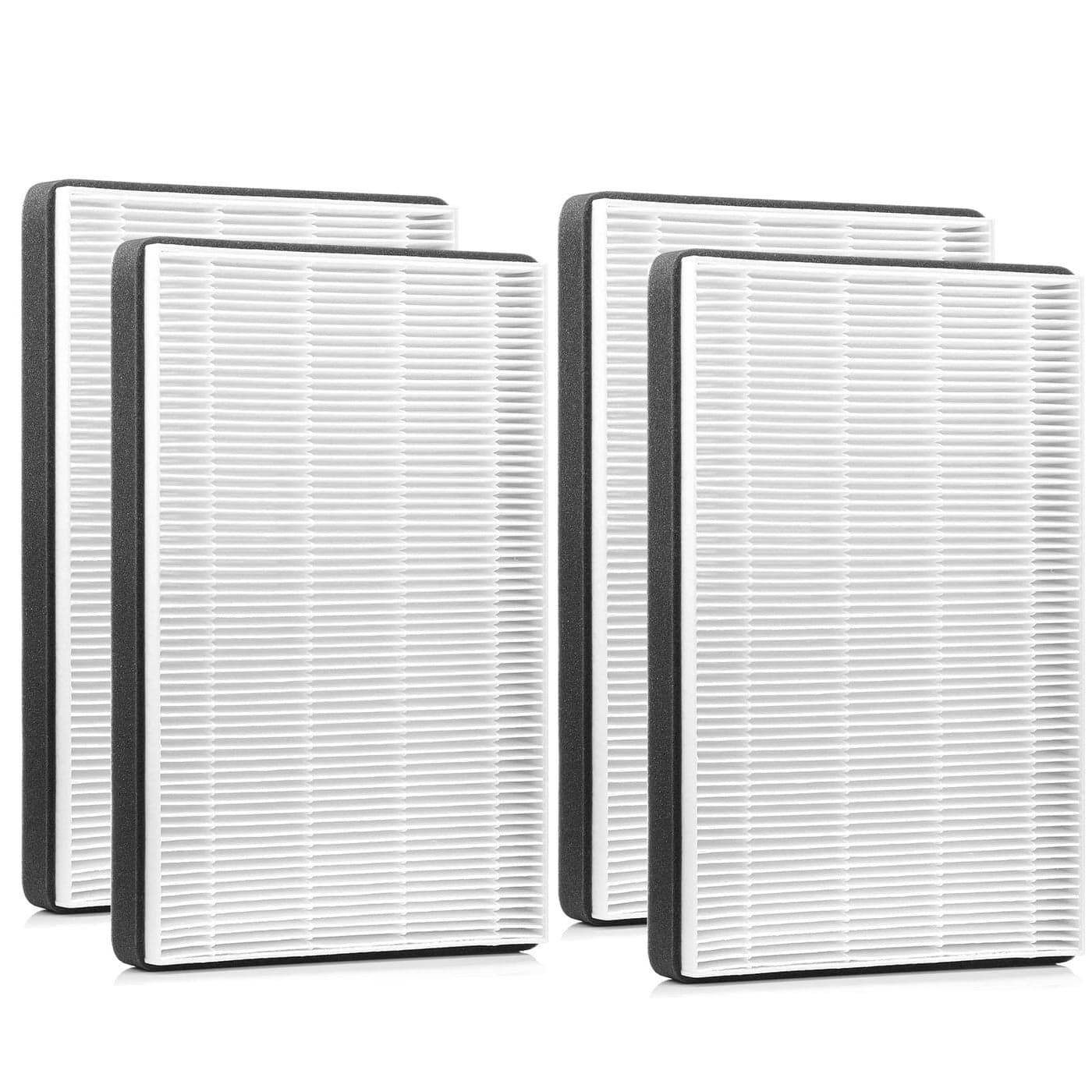 LINNIW 4 Pack F2 A2 Replacement Filter Compatible with 3M Filtrete Room Air Purifier Models FAPC02WAG2 FAPC03BAG2 FAPT03BAG2 FAPSCO2N FAPCO2A2 FAPCO3A2 FAPTO3A2