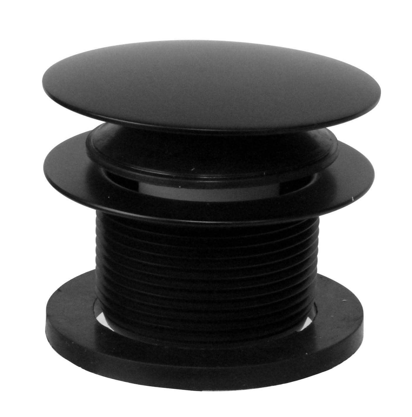 Westbrass Mushroom Tip Toe 112 NPSM Coarse Thread Bath Drain Matte Black D398R62 1Pack