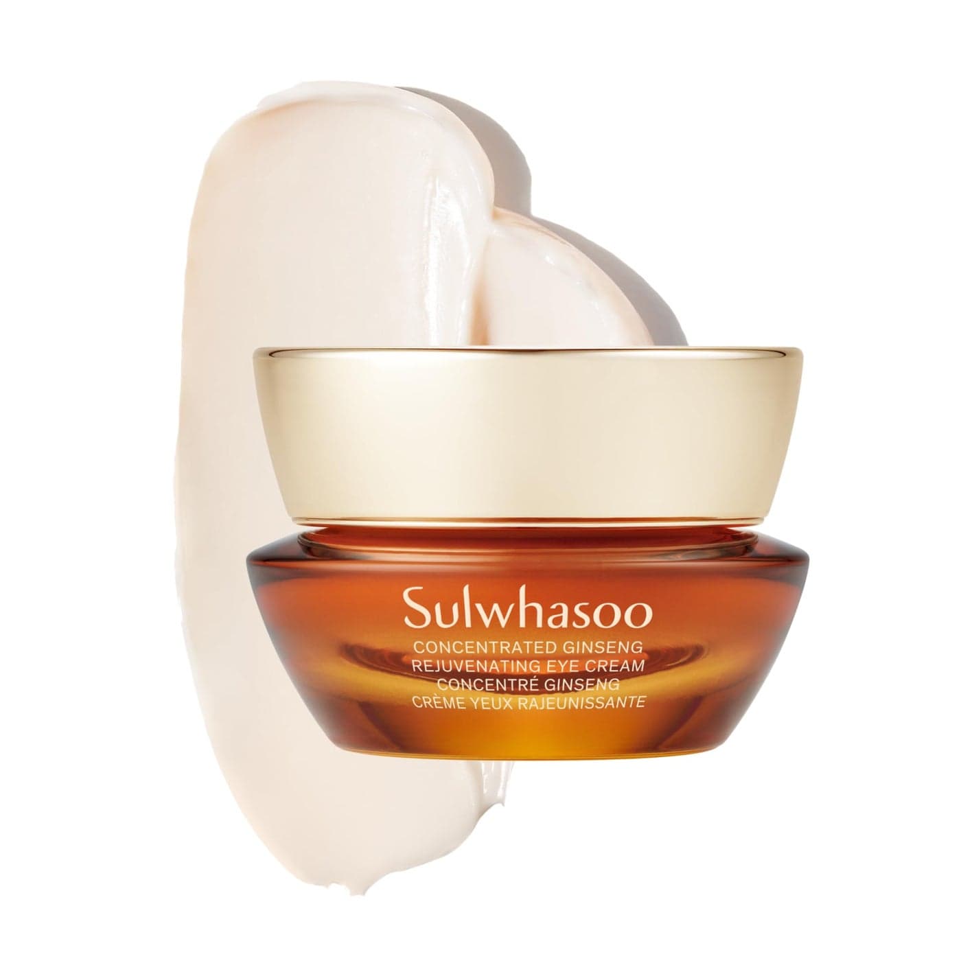 Sulwhasoo Concentrated Ginseng Rejuvenating Eye Cream Korean Ginseng Peptide AntiAging Under Eye Cream for Wrinkes Puffiness Dark Circles Radiance 050 fl oz