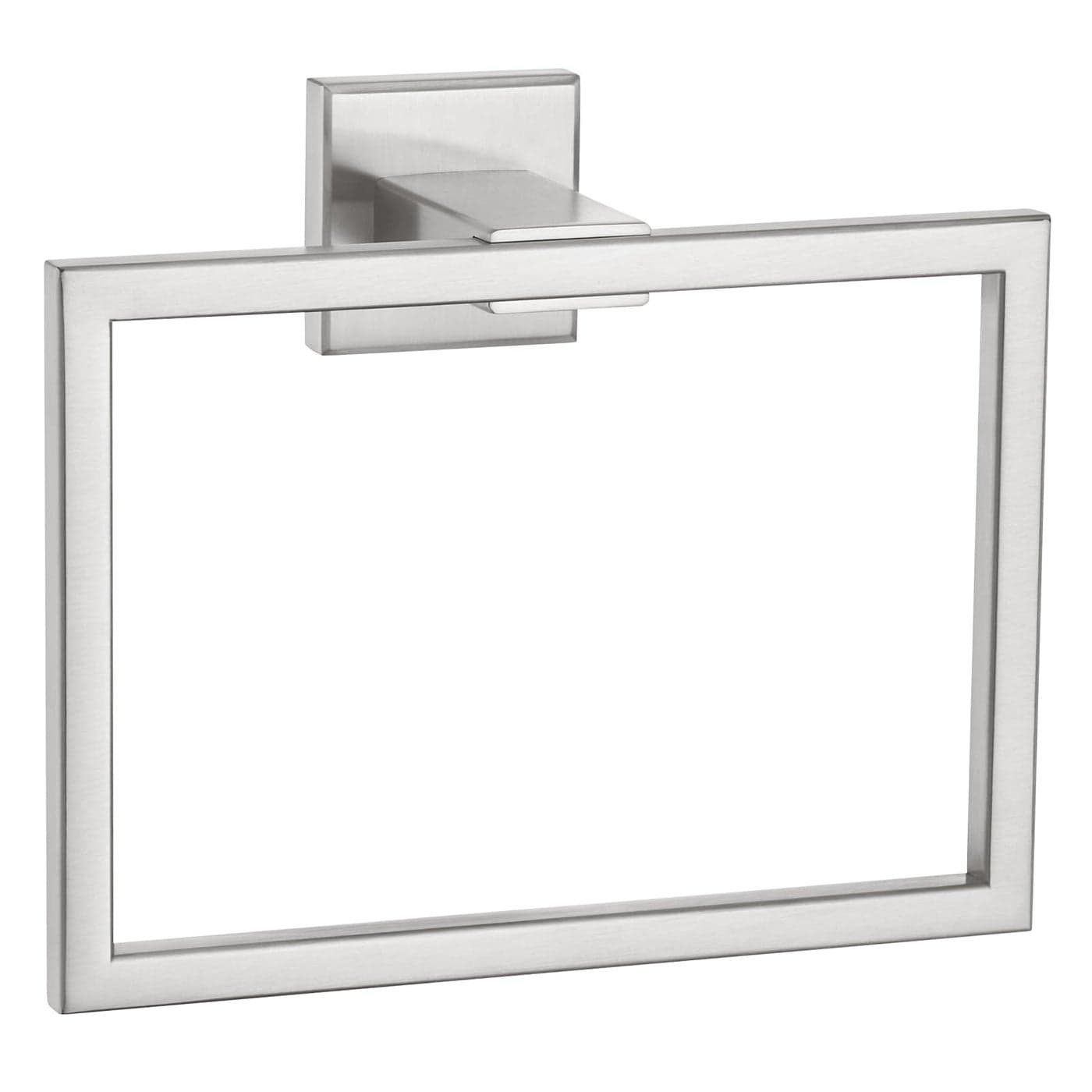 Angle Simple Hand Towel Holder Brushed Nickel SUS 304 Stainless Steel Square Bathroom Towel Ring Hanger Wall Mount 709 Inches