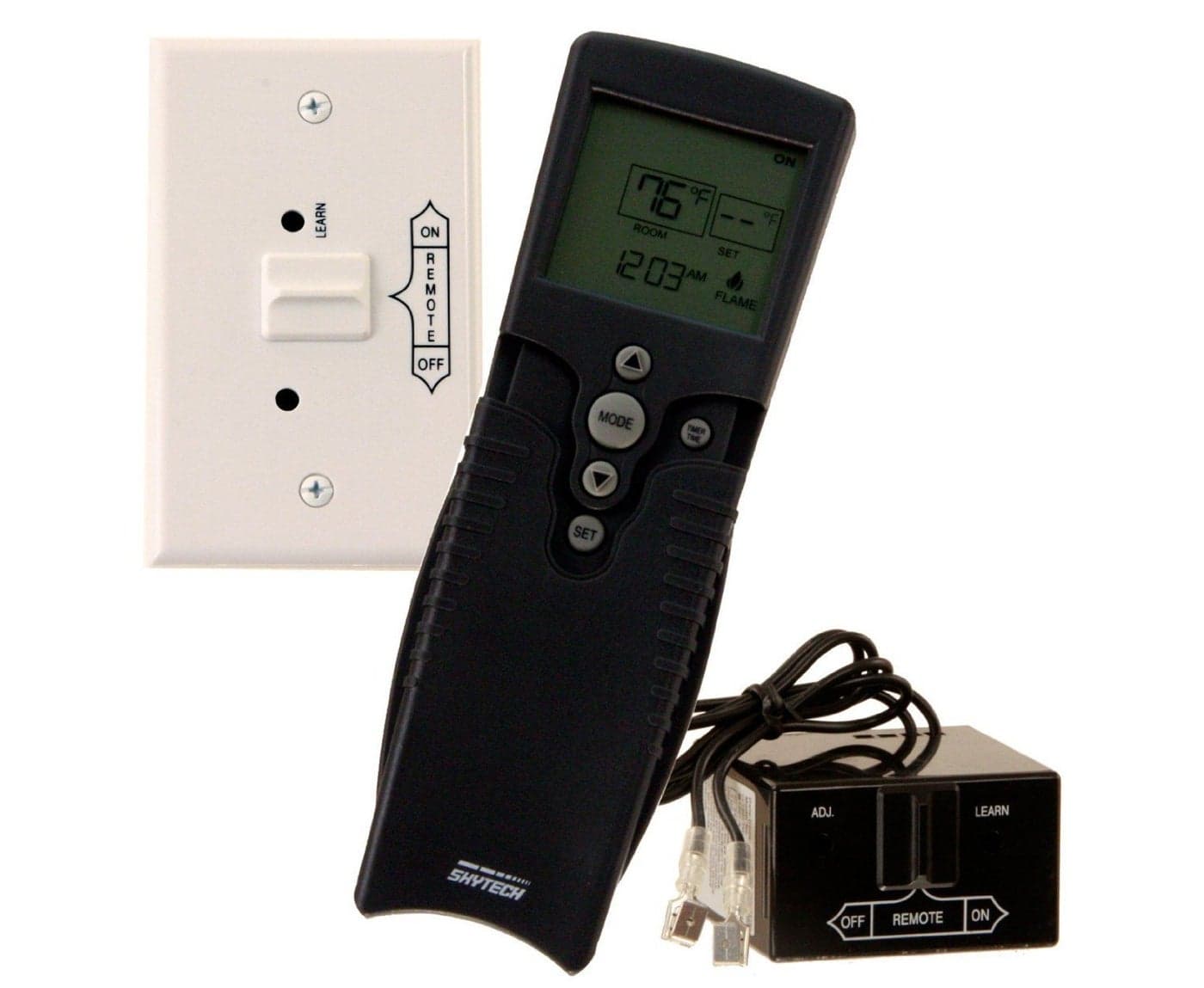 Skytech 9800323 SKY3002 Fireplace Remote Control with TimerThermostat