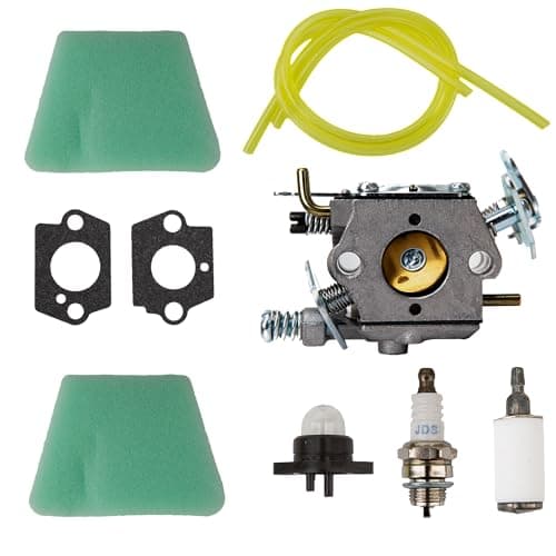 Carburetor Carb for Craftsman 42cc Chainsaw 2.6 CID / 42CC Engine 18-in.bar Chain Saw Parts Gasoline Air Filter Gasket Replaces 545081885 530069703 C1Q-W8 C1Q-W14 WT 89 891 WT324 1950 2050 2150