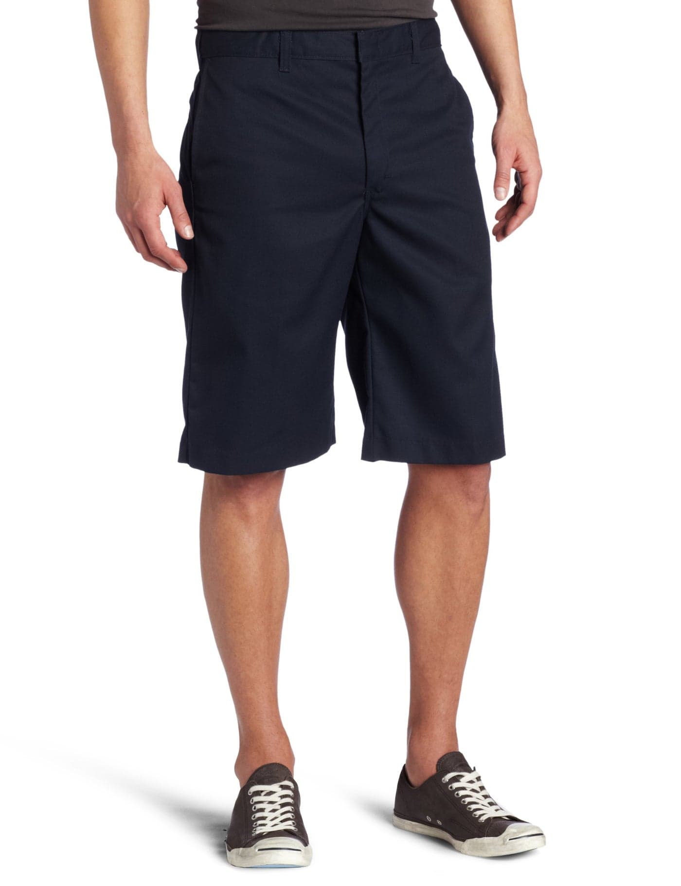 Dickies Mens Young Adult Sized Flat Front Short Dark Navy 32