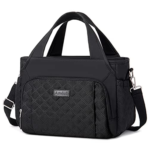 Artelaris Insulated Lunch Bag for Women,Leak-Proof Cooler Lunch Box, Cooling Tote for Adult,with 7 Pockets,Adjustable Strap(15 Liters)