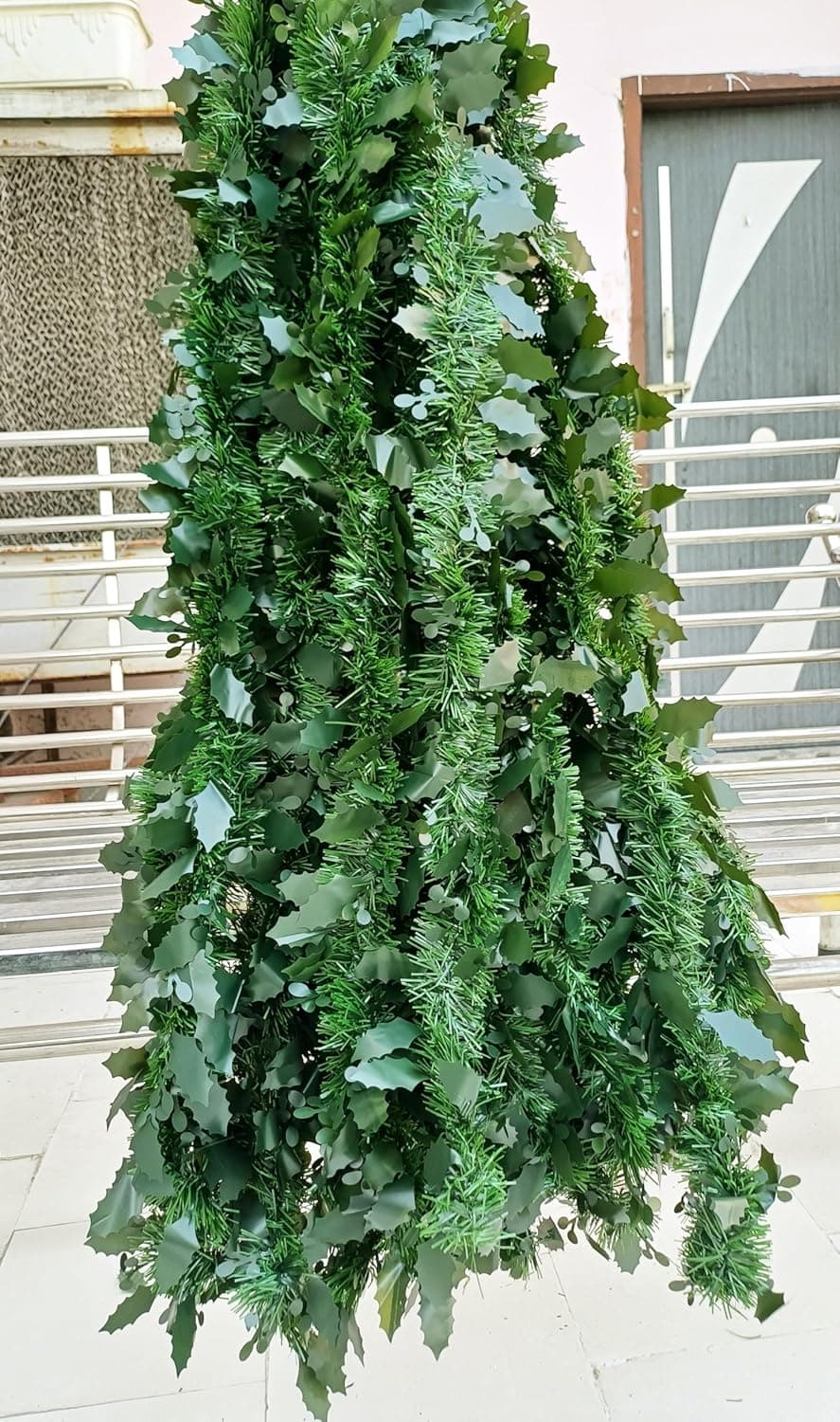 Forty Wings 5 Pcs Green Garland Tinsel Christmas Garlands Strings Streamers Christmas Decoration Item Christmas Xmas Decoration Ornaments Garland Wreath Decoration Christmas