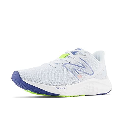 New Balance Women's Fresh Foam Arishi V4 Running Shoe, Ice Blue/Night Sky/Pink Moon, 7.5