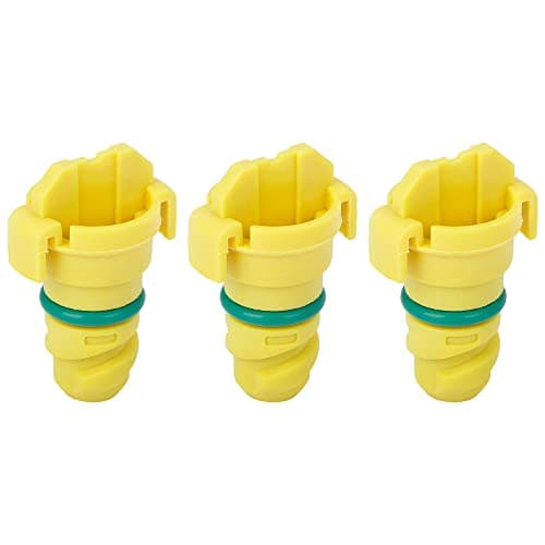 X AUTOHAUX 3pcs ABS Car Engine Oil Drain Plug Replacement for Ford for Lincoln KX6Z6730B