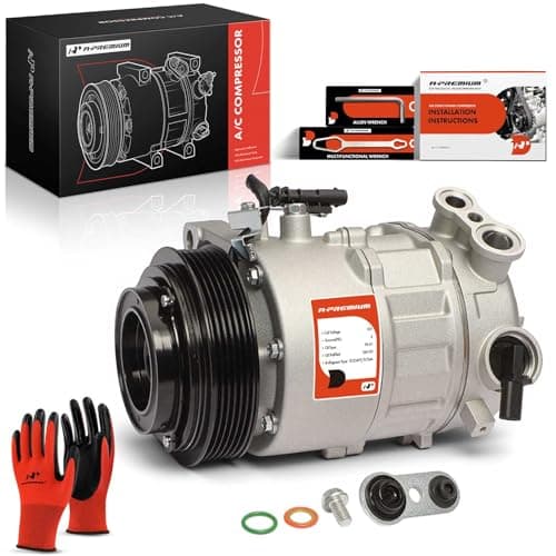 A-Premium Air Conditioner AC Compressor with Clutch Compatible with Chevrolet Impala 2018-2020 & Cadillac XTS 2018-2019, 2.5L 3.6L