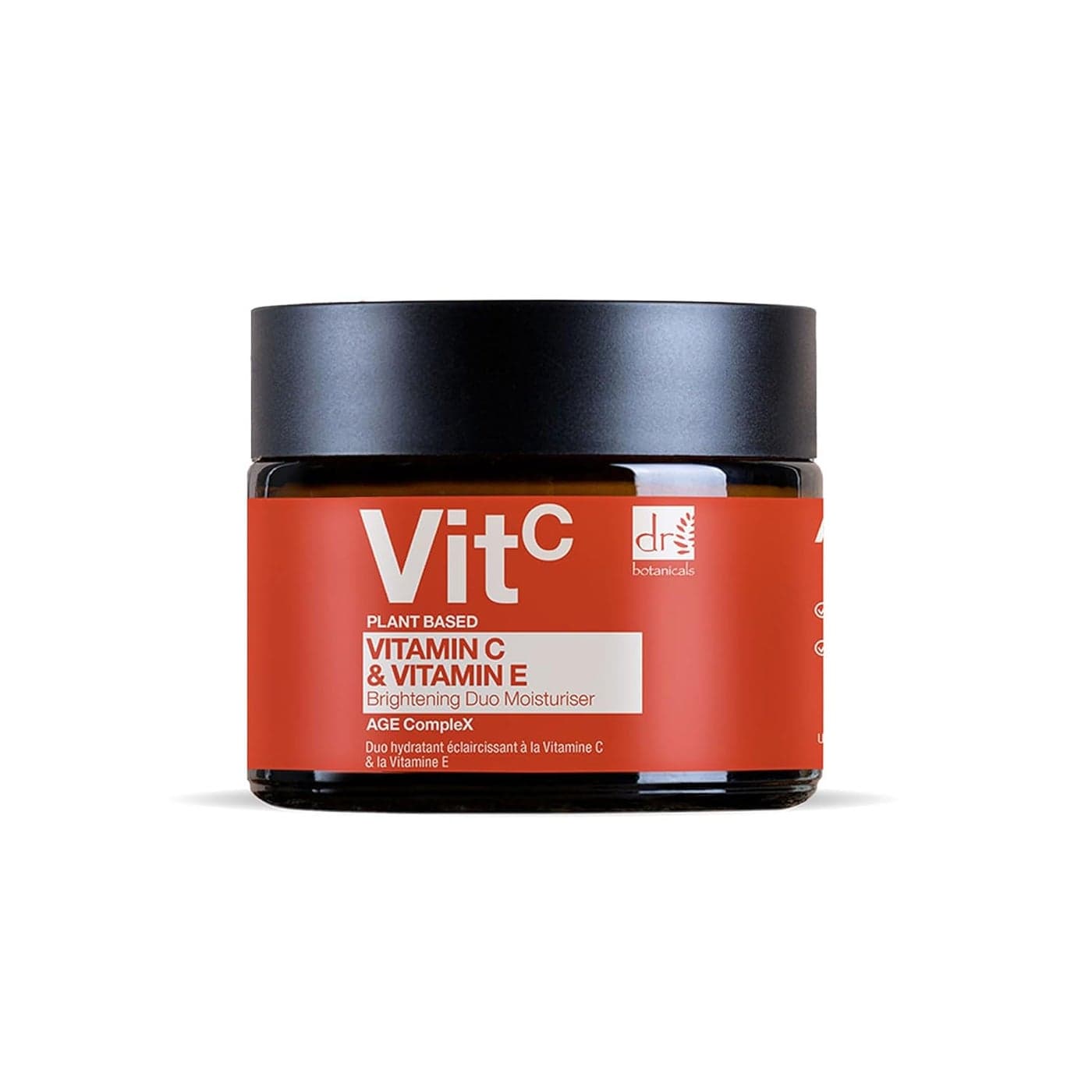 Dr Botanicals Vitamin C E Brightening Duo Moisturizer 20 Fl Oz Reveal Your Radiant Glow with our AntiAging Formula Vitamin C for Brightening Vitamin E for Protection For Day and Night