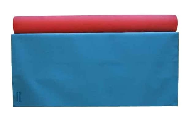 AtootFusion Waterproof Rubber Bed Protector, Reusable Mackintosh Sheet for Baby, Kids & Adults, Mattress & Crib Protection, Hospital & Home Use, Dual-Sided Red and Blue, 0.5 Meter (39x20 Inches)