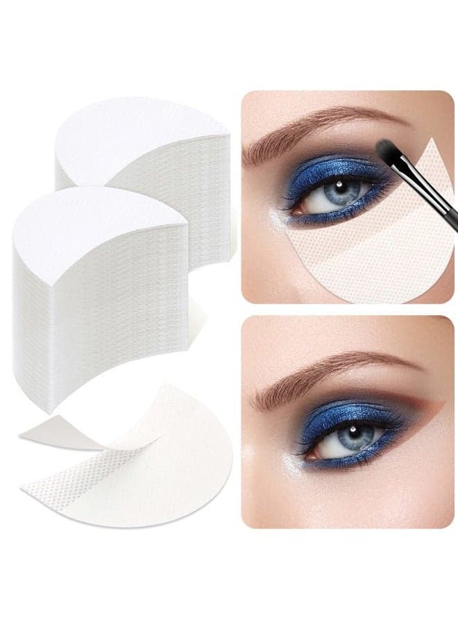 300 Pcs Eyeshadow Shields, Eyeshadow Stencil for Prevent Makeup Residue, Lint Free Gel Pad for Eyeliner, Eyelash Extensions and Lip Makeup
