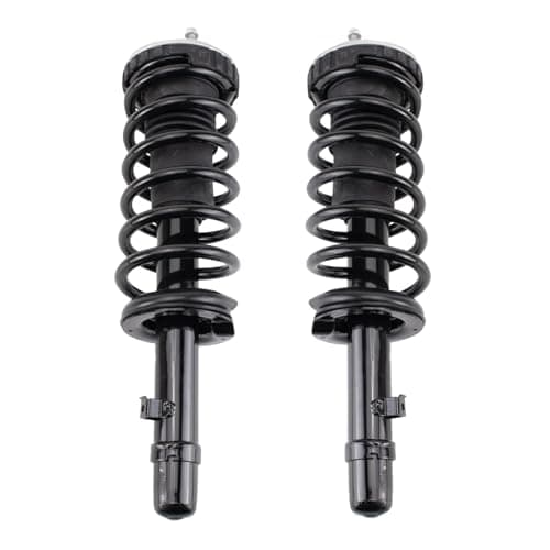 TRQ Front Strut and Spring Assembly Set 2 Piece Compatible with 2015-2016 Hyundai Genesis 2017 Genesis G80