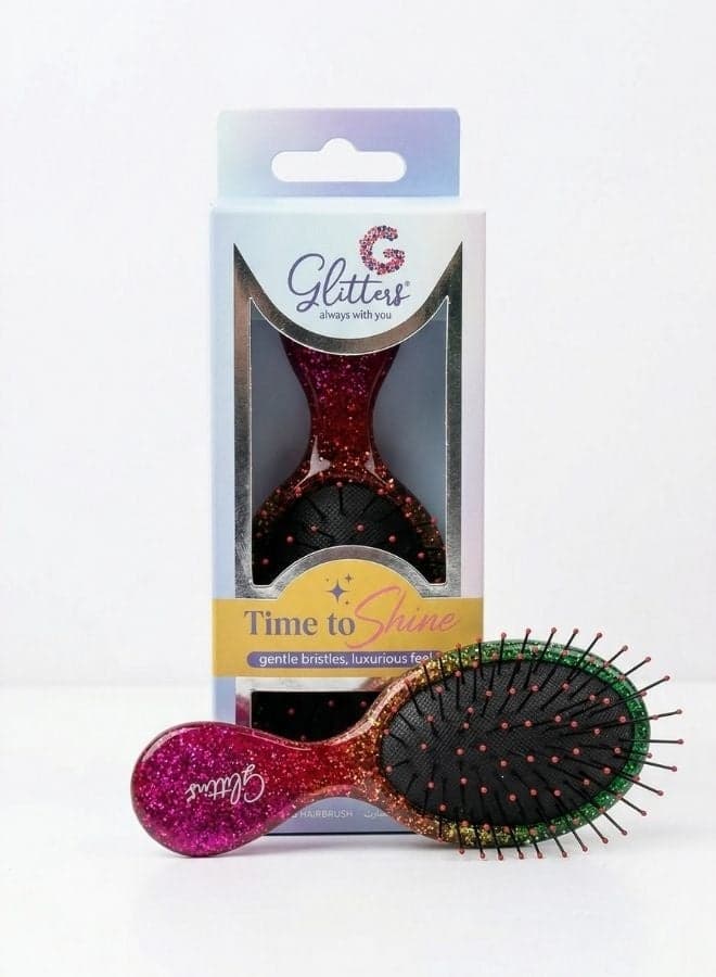 Glitters Time to Shine Detangling Hairbrush - Gold