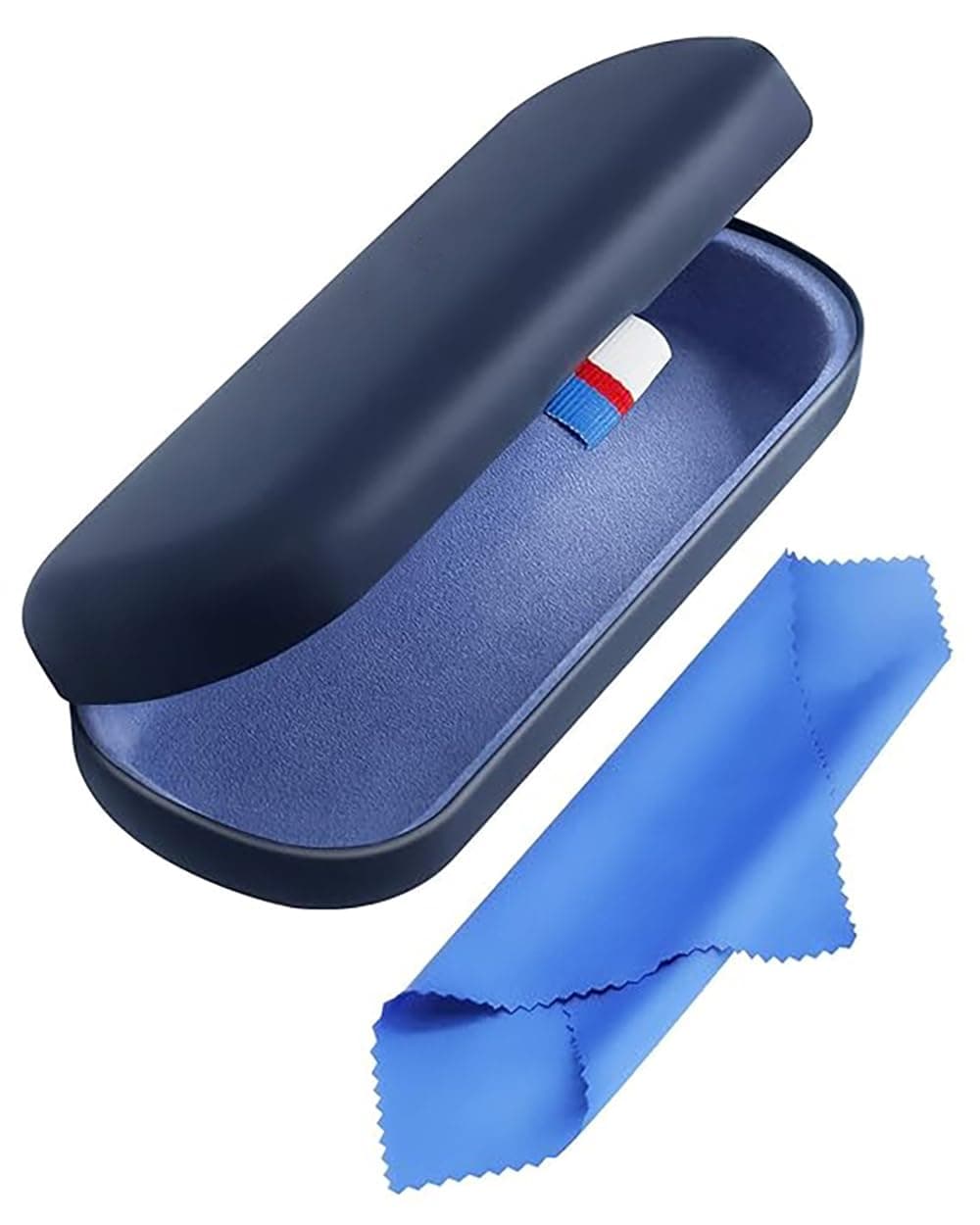 Styzere Unisex Hard Shell Protective Case for Eyewear Spectacles Eyeglasses (Blue 2 Sets)