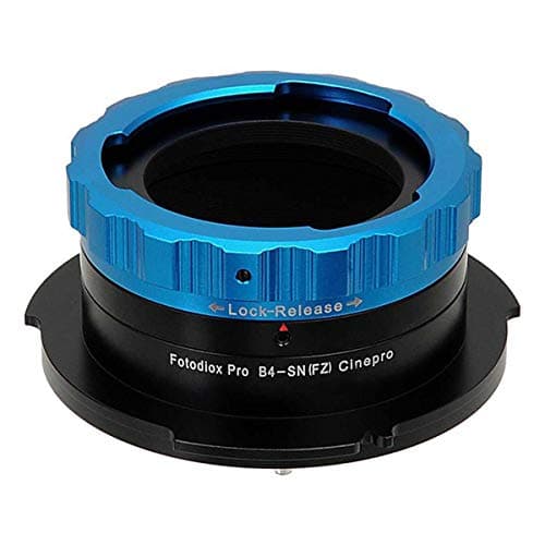 Fotodiox Pro Lens Mount Adapter, B4 (2/3") Cinema Lens to Sony FZ Mount Camera Adapter - fits Sony PMW-F3, F5, F55 Digital Cinema Camcorders
