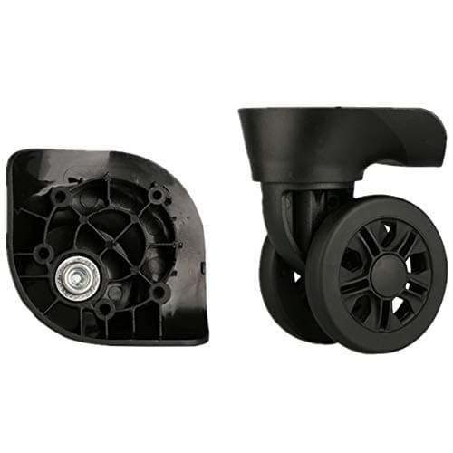 GH8 DLW170 Mute Connected Spinner Wheels for Replacement Luggage Wheels Wear Silent Draw bar Box DIY 2 pcsSet