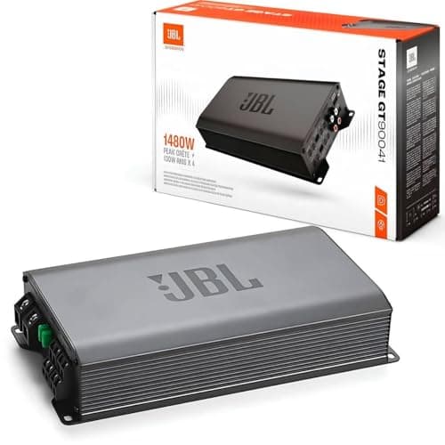JBL Stage 90041 4 Channel Compact Class D130W RMS Per Channel Car Amplifier