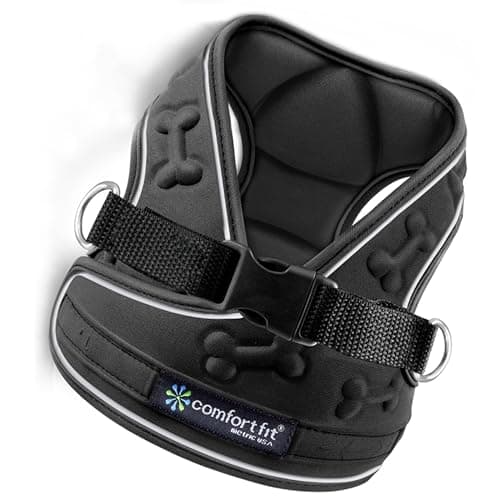Comfort Fit Dog Harness – Adjustable No-Pull Vest for Small, Medium & Large Dogs – Soft Padded Step-in Design for Easy Control – Ideal for Walking, Running & Training – All-Weather Premium Dog Vest