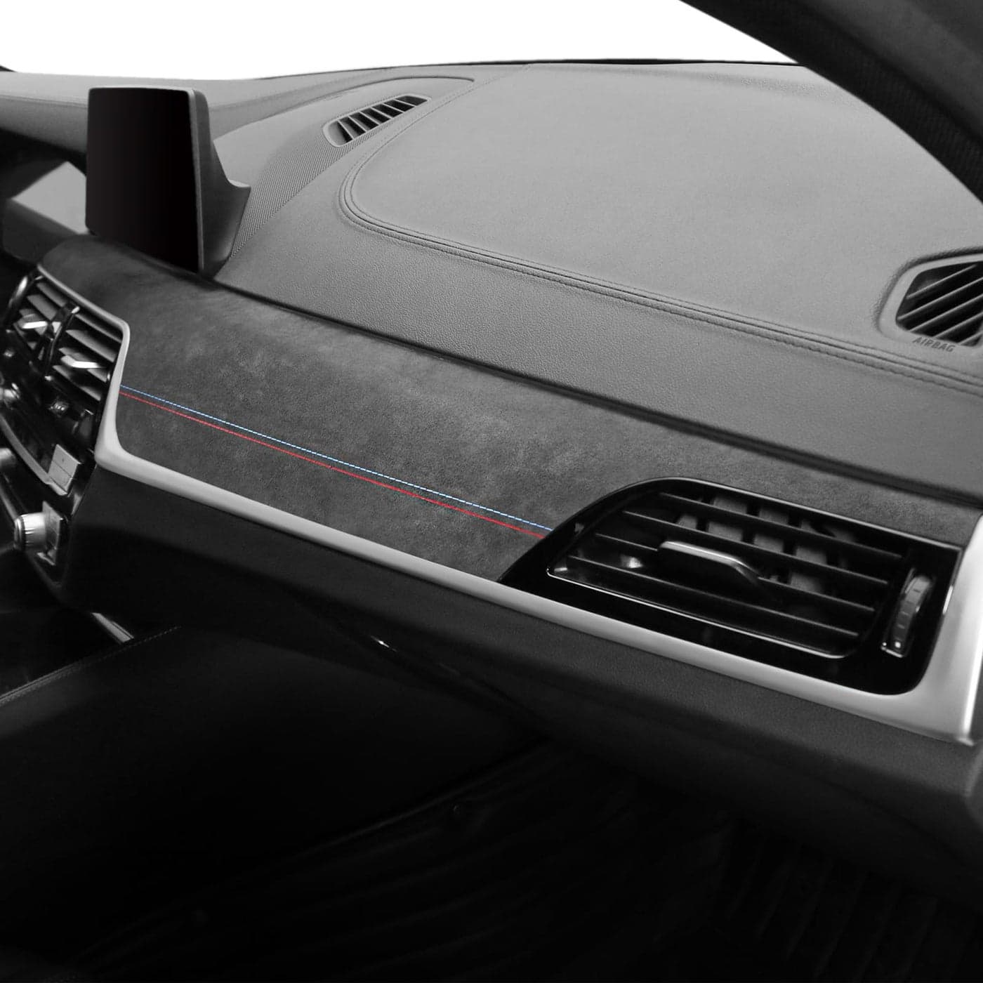 Betterhumz Car Dashboard Panel Sticker Wrap for BMW 5 Serie G30 G38 525i 530i 540i 20182023 Instrument Decoration Strip Compatible with Alcantara Interior Accessories