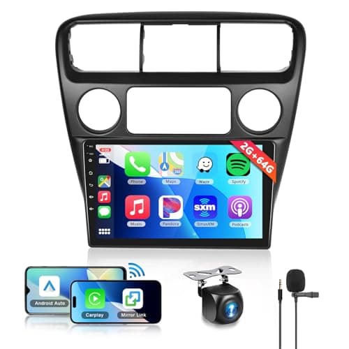 2G+64G Car Radio Stereo for Honda Accord 6th 1998-2003 with Wireless CarPlay/Android Auto, 9 Inch HD Touch Screen Android 13 Head Unit GPS WiFi Bluetooth FM/RDS EQ HD Backup Camera