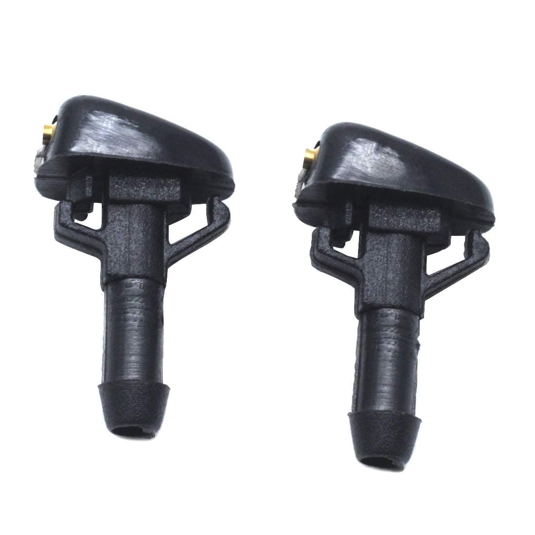 AUTUT 2pcs Car Front Windshield Wiper Washer Water Spray Nozzle NonOEM Replacement Compatible with Mitsubishi