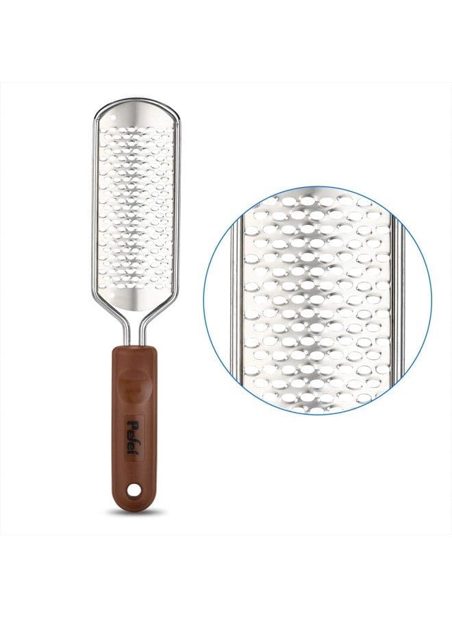 Professional Pedicure Foot File, Colossal Stainless Steel Detachable Foot Scrubber, Hard Skin Removers Pedicure Rasp for Wet and Dry Feet