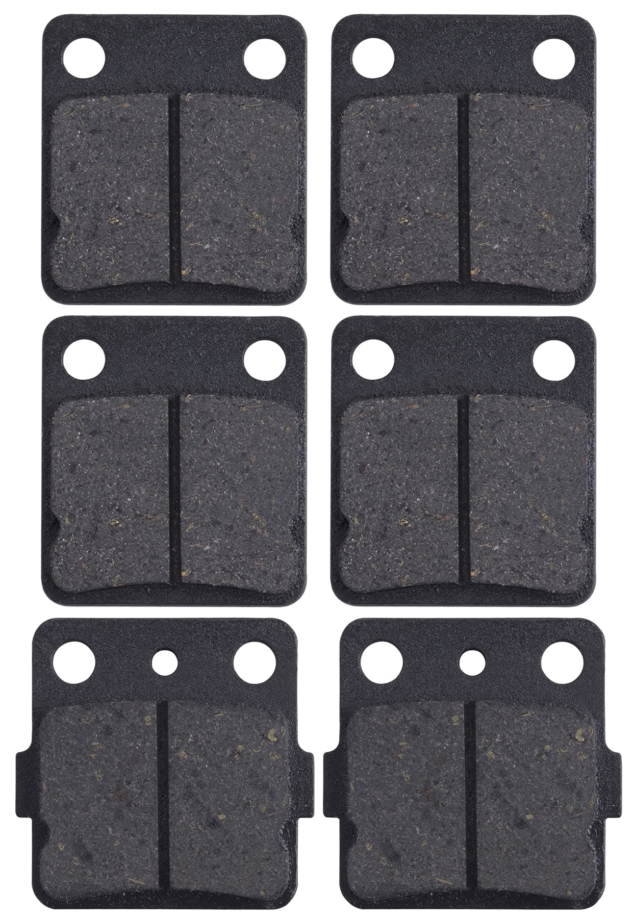 MWMNUN Brake Pads FrontRear Compatible with Yamah Wolverine 350 Warrior 350 Blaster 200 Banshee 350 Braking for Raptor 125 YFZ350 YFS200 YFM 350 YFS200 YFM125R Kevlar Fiber