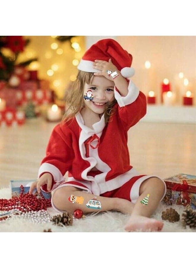 Christmas Tattoos for kids - 80 Tattoos | Christmas Party Favors and Decorations for Children Kids, Santa Claus, Snowman, Reindeer