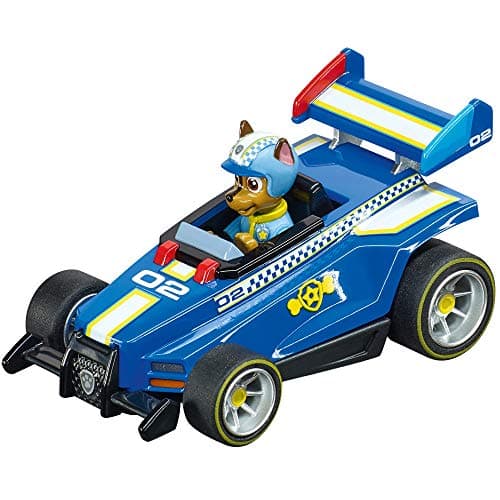 Carrera 64175 PAW Patrol Ready Race Rescue Chase 1:43 Scale Analog Slot Car Racing Vehicle GO!!! Slot Car Race Tracks Blue