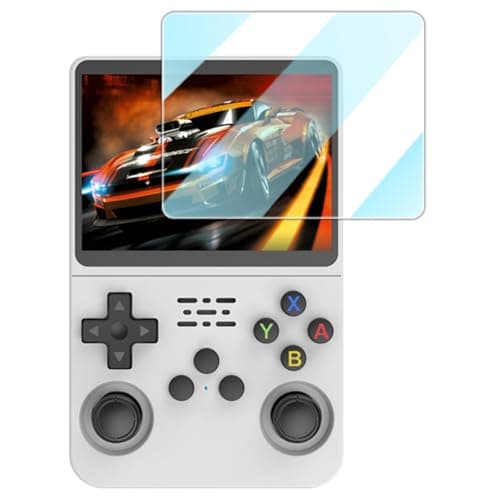 Kepuch Screen Protector Compatible for R36SR35SRGB20S Game Console Tempered Glass 2 Pack