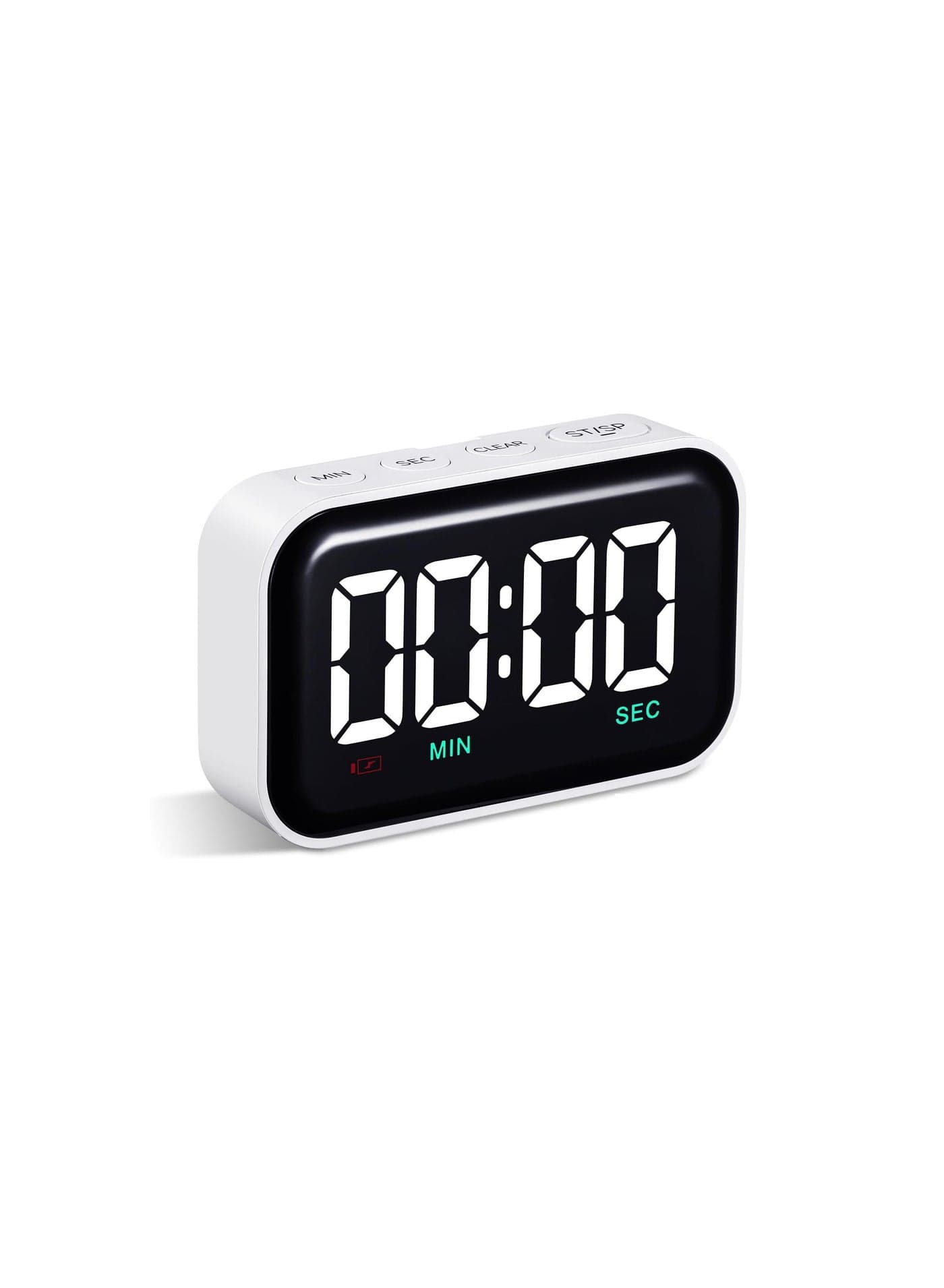 Kitchen Timer, for Cooking Count Down/Up Digital, Large Led Display 2 Brightness 3 Volumes Cooking, Baking, Working, Studying, Lunch Break, Exercising, Yoga, Beauty Treatment, or Gaming