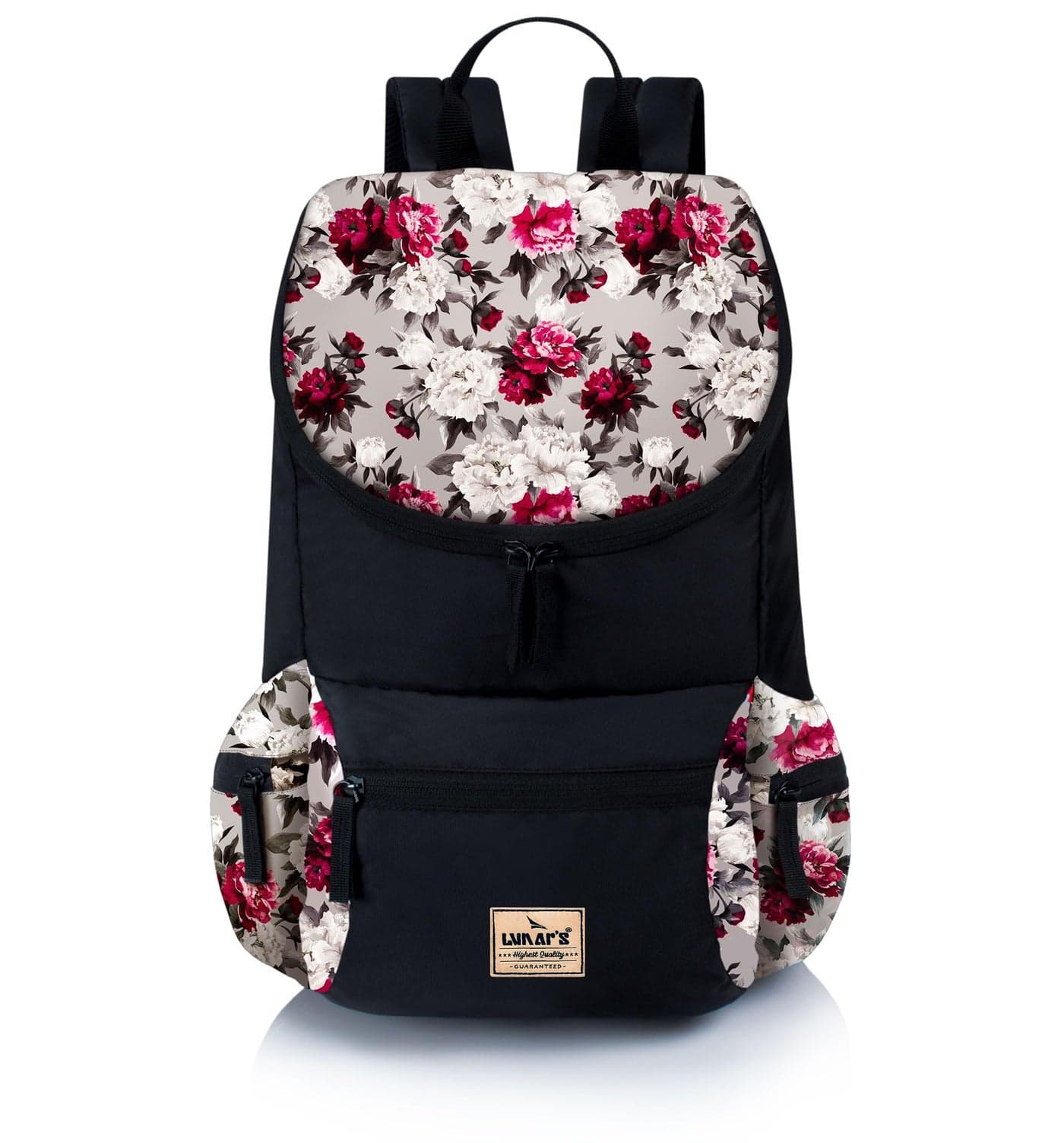 Lunar's Monica - 1 Compartment Water Resistant Stylish Fashion Ladies 19L Backpack Girls School Bag Student Backpack Women Trendy Travel Bag