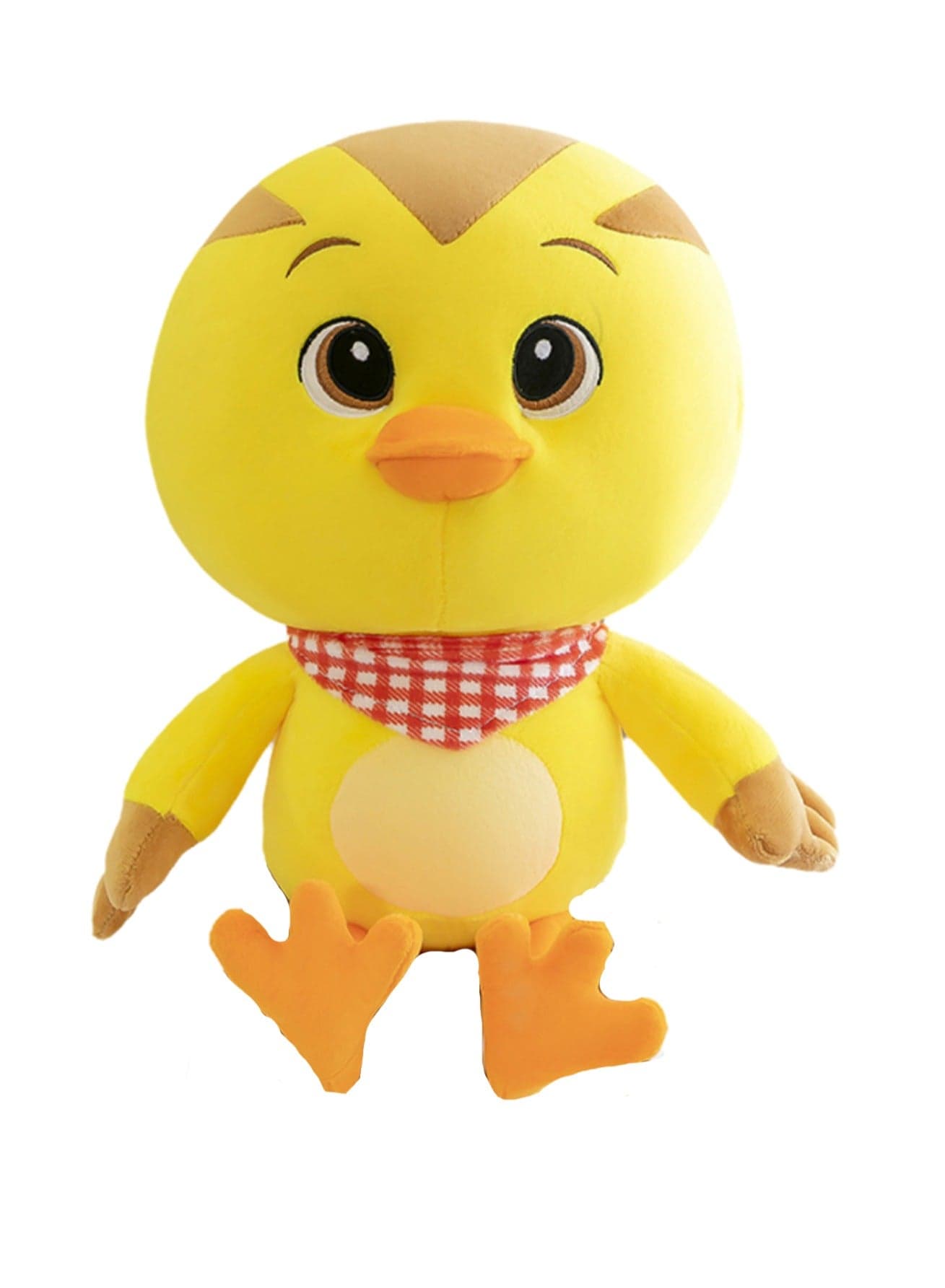 28 CM Cute Cartoon Chick Plush Toy Soft Stuffed Doll For Girls And Boys All Ages Gift (Yellow)