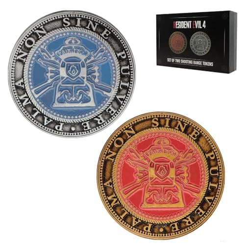 Resident Evil 4 Set of Two Shooting Gallery Tokens