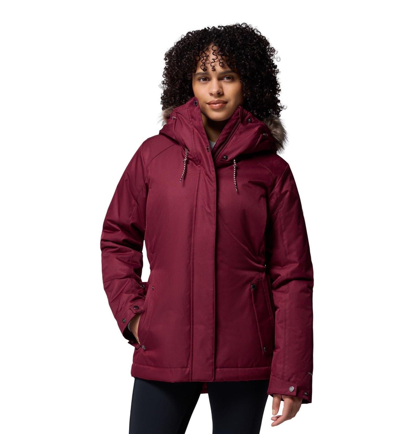 Columbia Womens Suttle Mountain III Insulated Jacket, Rich Wine, Medium