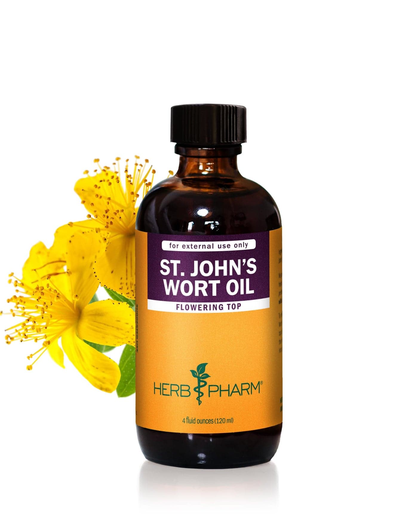 Herb Pharm St Johns Wort Topical Oil 4 Ounce OILSJW04