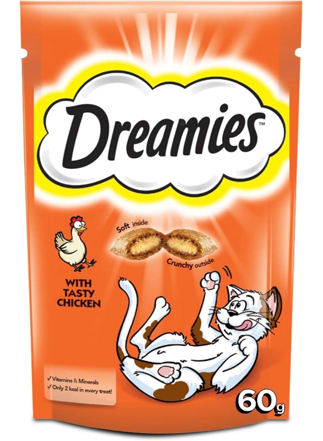 Delicious Chicken Cat Food Multicolor 60g (6 Pieces)