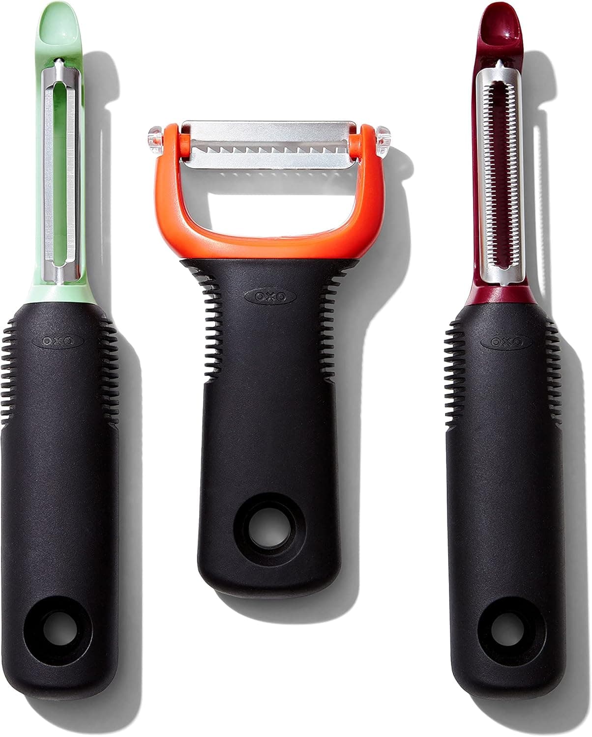 OXO Good Grips 3Piece Peeler Set Beet Fennel Yam
