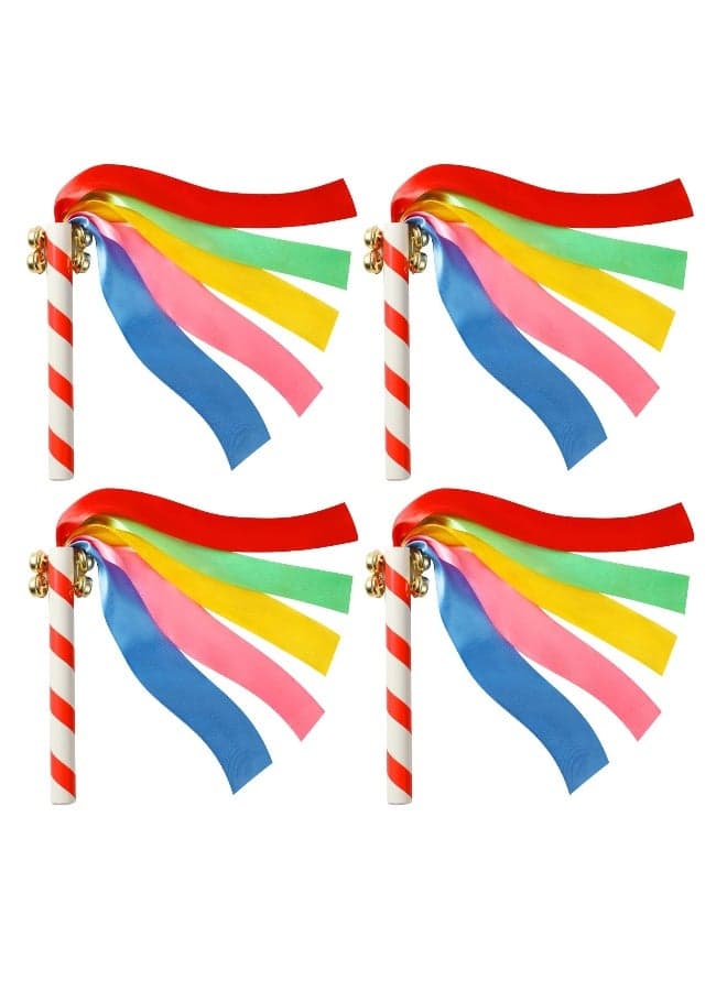 Cheering Sticks, 4 PCS Thunder Sticks Cheerleading Cheering Sticks, for Sports Cheers Ball Dance Basketball Football Noisemakers