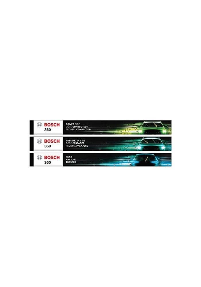 BOSCH B36004 360 Complete Vehicle Wiper Blade Replacement Includes Front Beam Blades Pair Rear Wiper Blade 1 261610