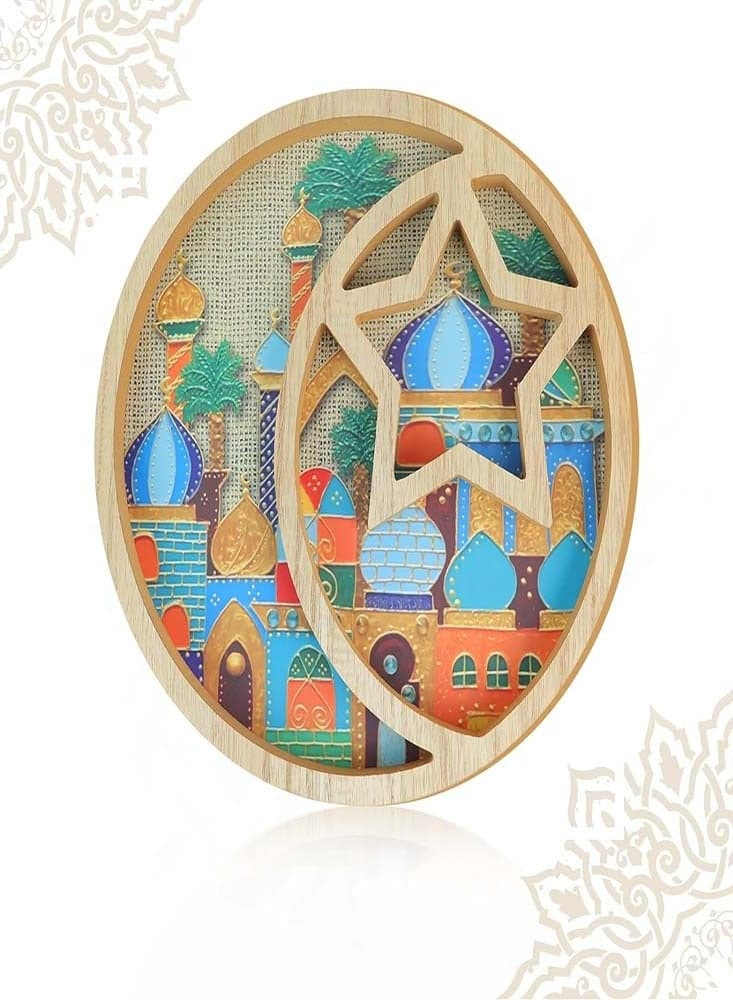 Ramadan Moon Star Serving Tray Eid Dessert Tray