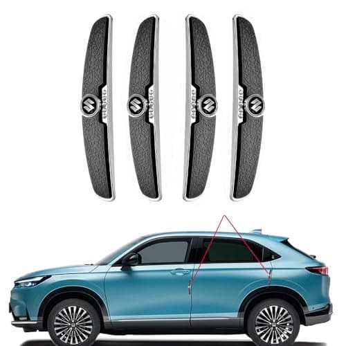 BRAINLE Car Door Corner Edge Guards Protector Compatible for Fronx, Vitara, Brezza, Swift, Baleno, Ertiga, WagonR, Alto, Dzire, XL6, S-Presso, Celerio, Eeco, Ciaz, Ignis, Invicto, SX4, Ritz, Victoris
