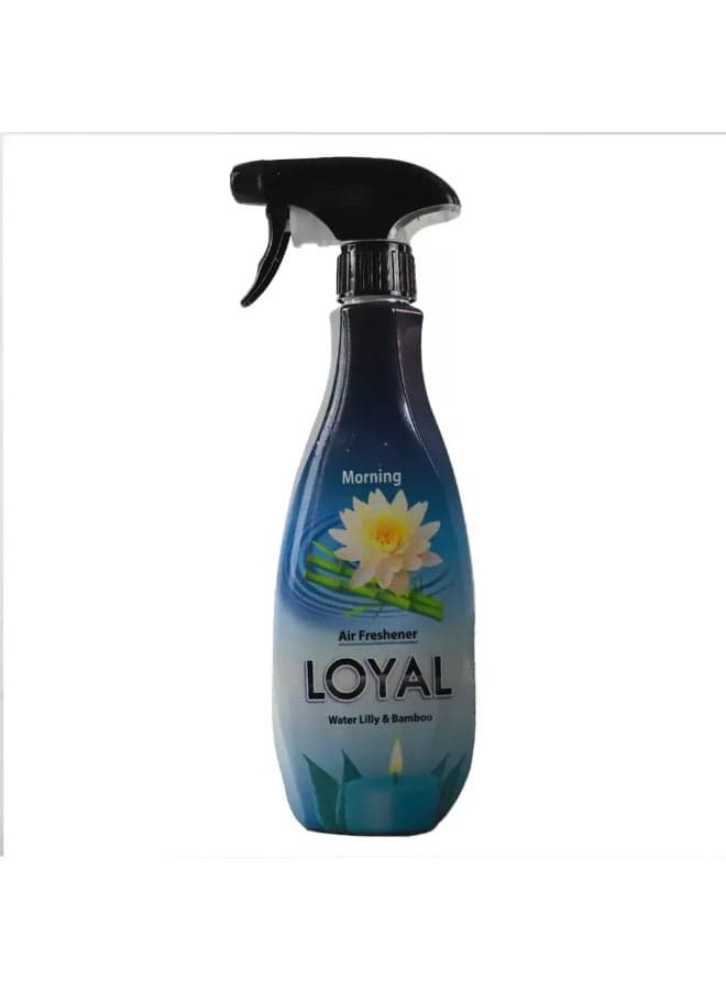 Loyal Air Freshener Morning Spray-Water Lilly and Bamboo-450ml