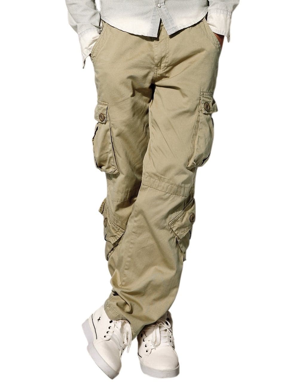 Match Mens Wild Cargo Pants 335738British Khaki