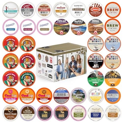 Coffee Pods Variety Pack Sampler Coffee Lovers SingleServe Capsules Pods For Keurig K Cup Machines Assorted Variety Pack 40 Count