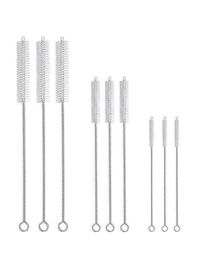 9-Piece Straw Cleaner Brush Kit for Stanley - (3-Size) Extra Long Pipe Cleaners, Straw Cleaning Brush for Tumbler, Sippy Cup, Bottle and Tube