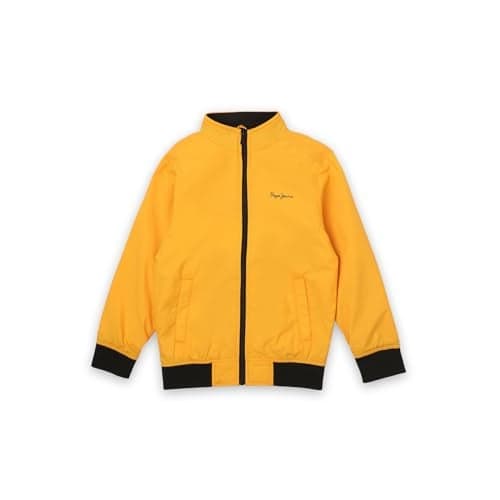 Boys Yellow Full Sleeve Lightweight Jacket